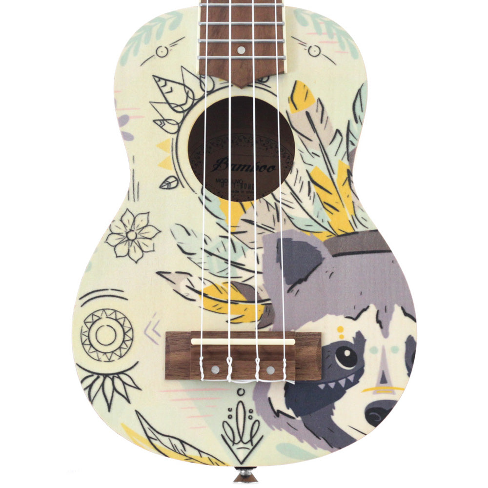 Ukulele Bamboo U21boho Soprano Boho con Funda U21BOHO