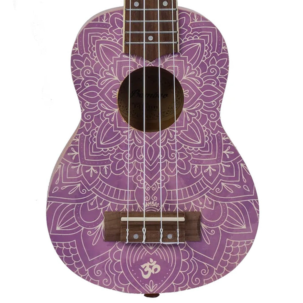 Ukulele Bamboo U21crown Soprano Diseño Crown con Funda U21CROWN