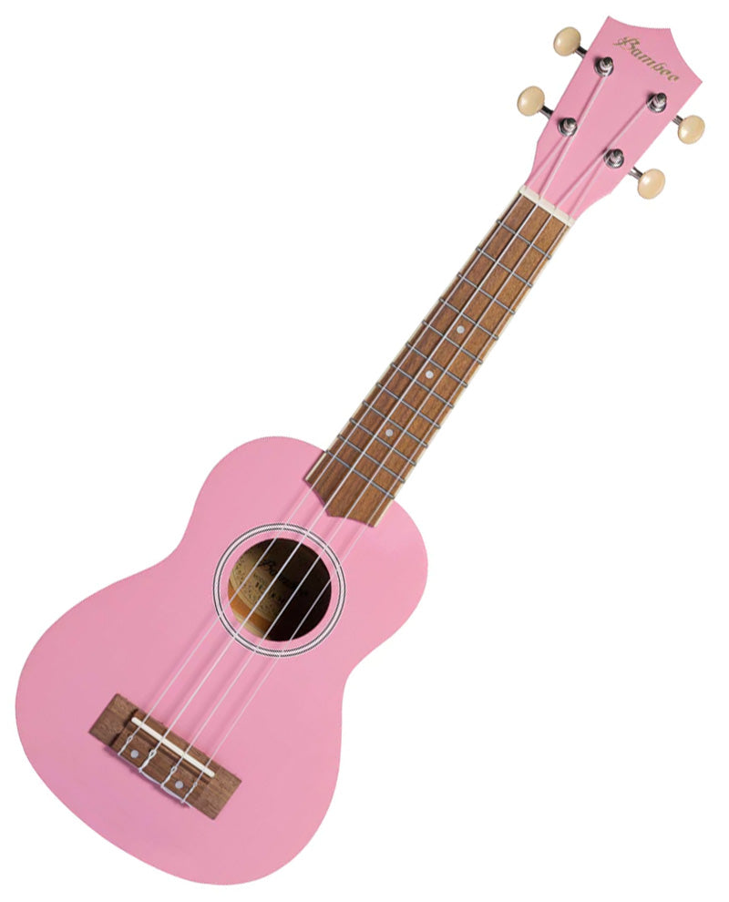 Ukulele Bamboo U21lpk Soprano Estudio Rosa Claro con Funda U21LPK