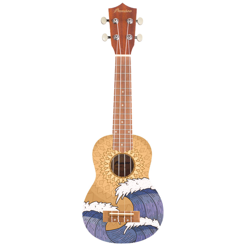 Ukulele Bamboo U21 Soprano Wave con Funda U21WAVE