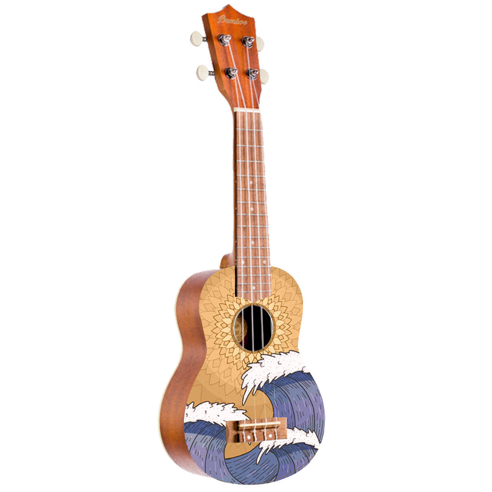 Ukulele Bamboo U21 Soprano Wave con Funda U21WAVE