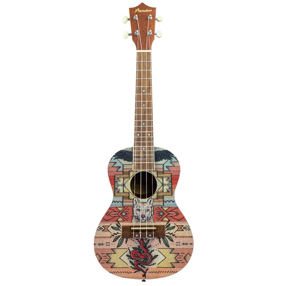 Ukulele Bamboo U23 Andes-s Concierto Andes con Funda U23ANDESS