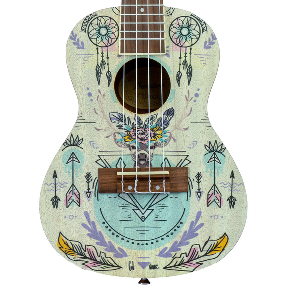Ukulele Bamboo U23indies Sapele Indie con Funda U23INDIES