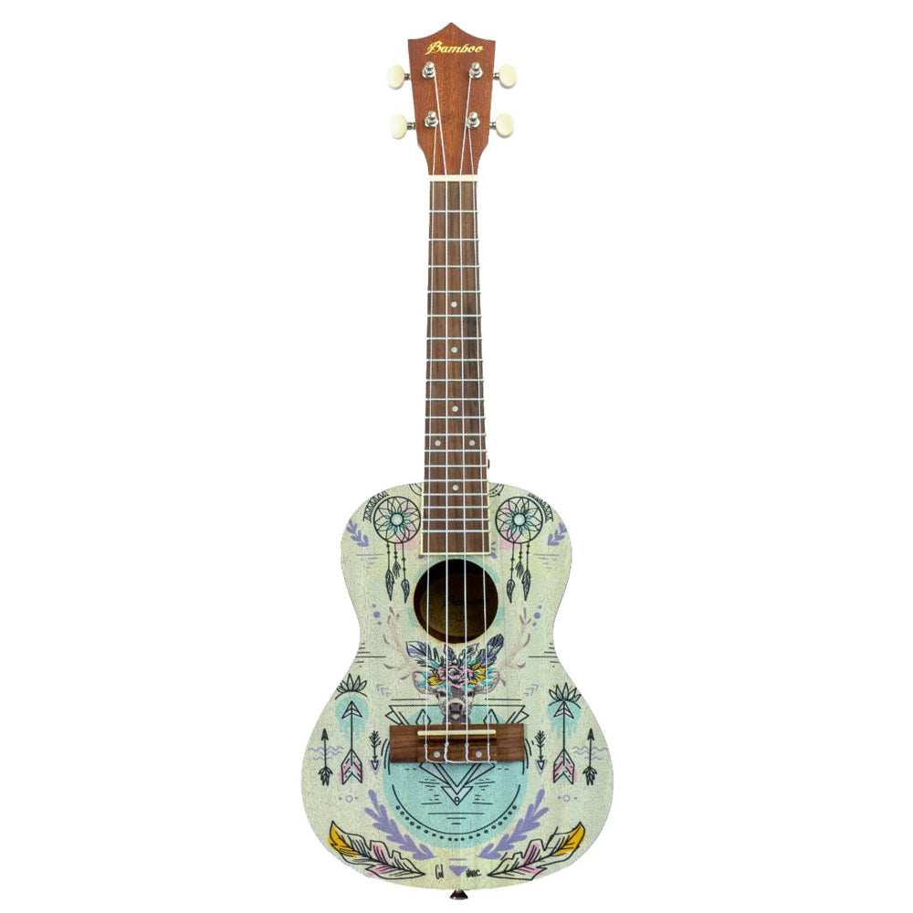 Ukulele Bamboo U23indies Sapele Indie con Funda U23INDIES