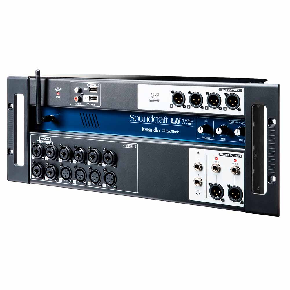 Consola Digital Soundcraft UI16 Control para Wifi 16 Canales