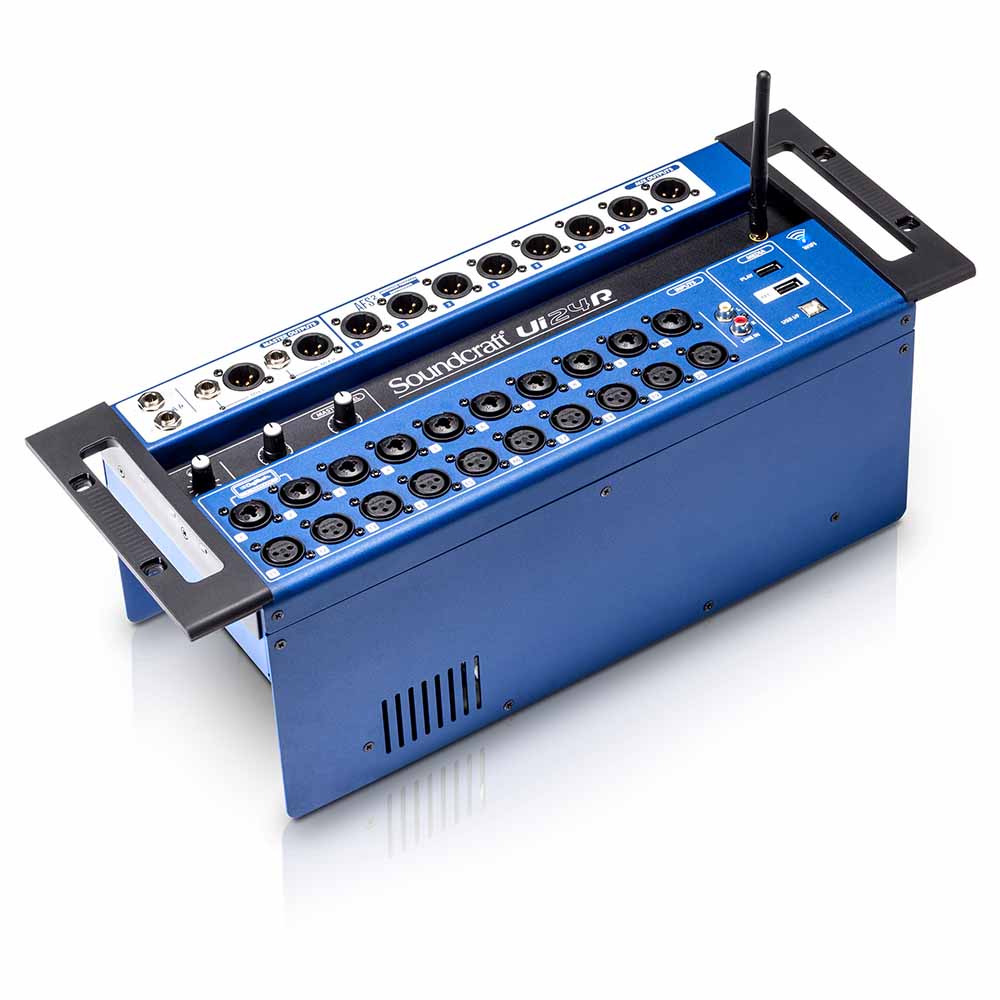 Mezcladora Digital Soundcraft de 24 Canales USB Multitrack UI24R