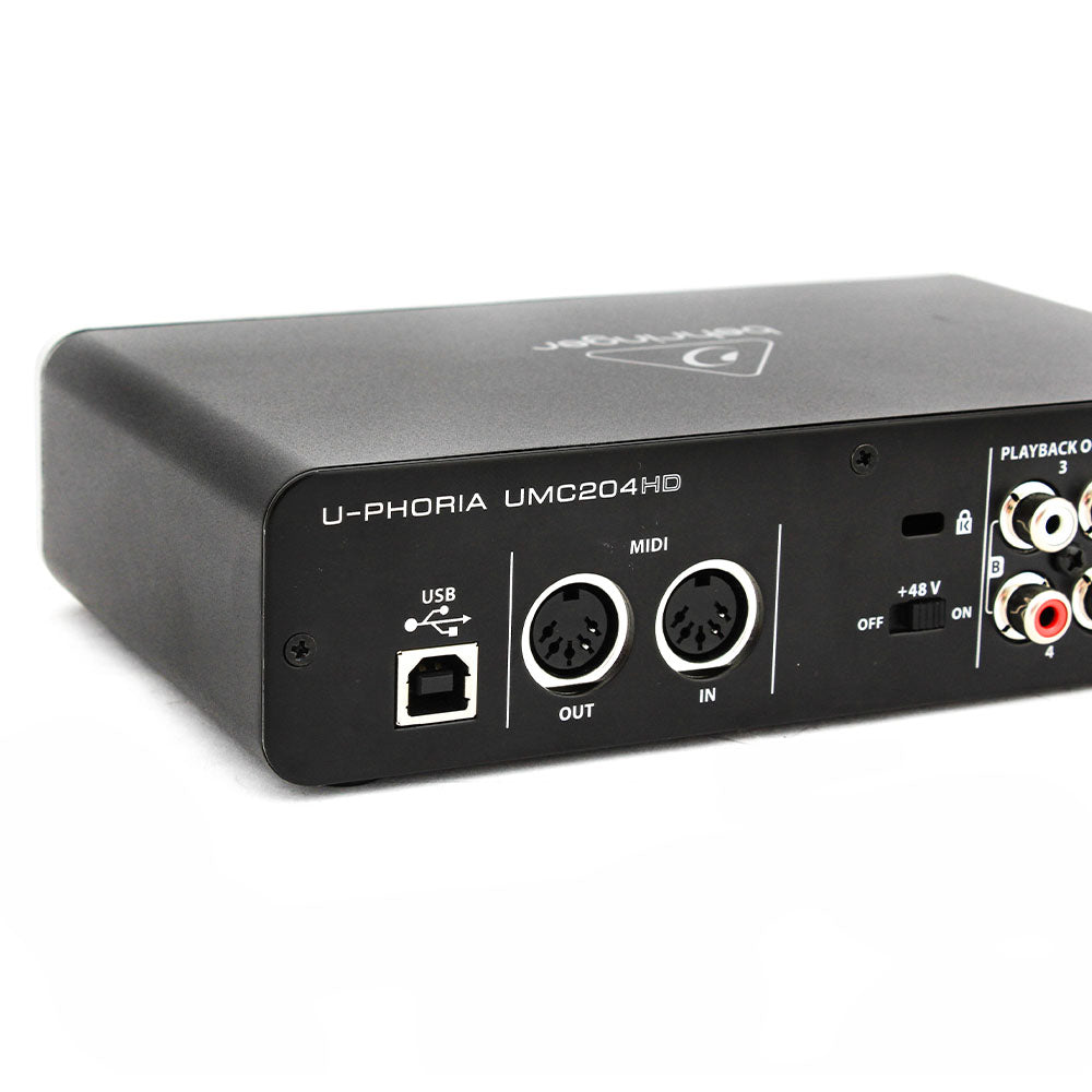 Behringer Umc204hd U-Phoria Interface de Audio UMC204HD