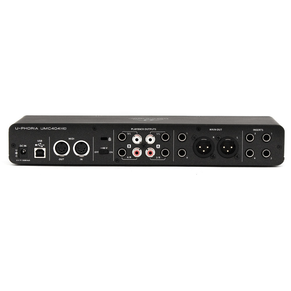 Audio Behringer Umc404hd U-Phoria Interface UMC404HD