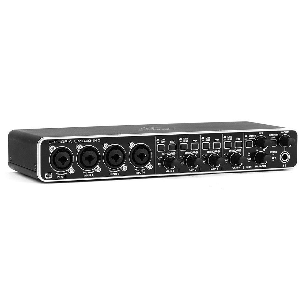 Audio Behringer Umc404hd U-Phoria Interface UMC404HD