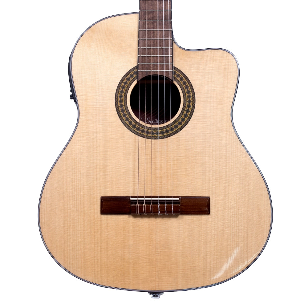 La Sevillana UN3CEQ Guitarra Electroacústica