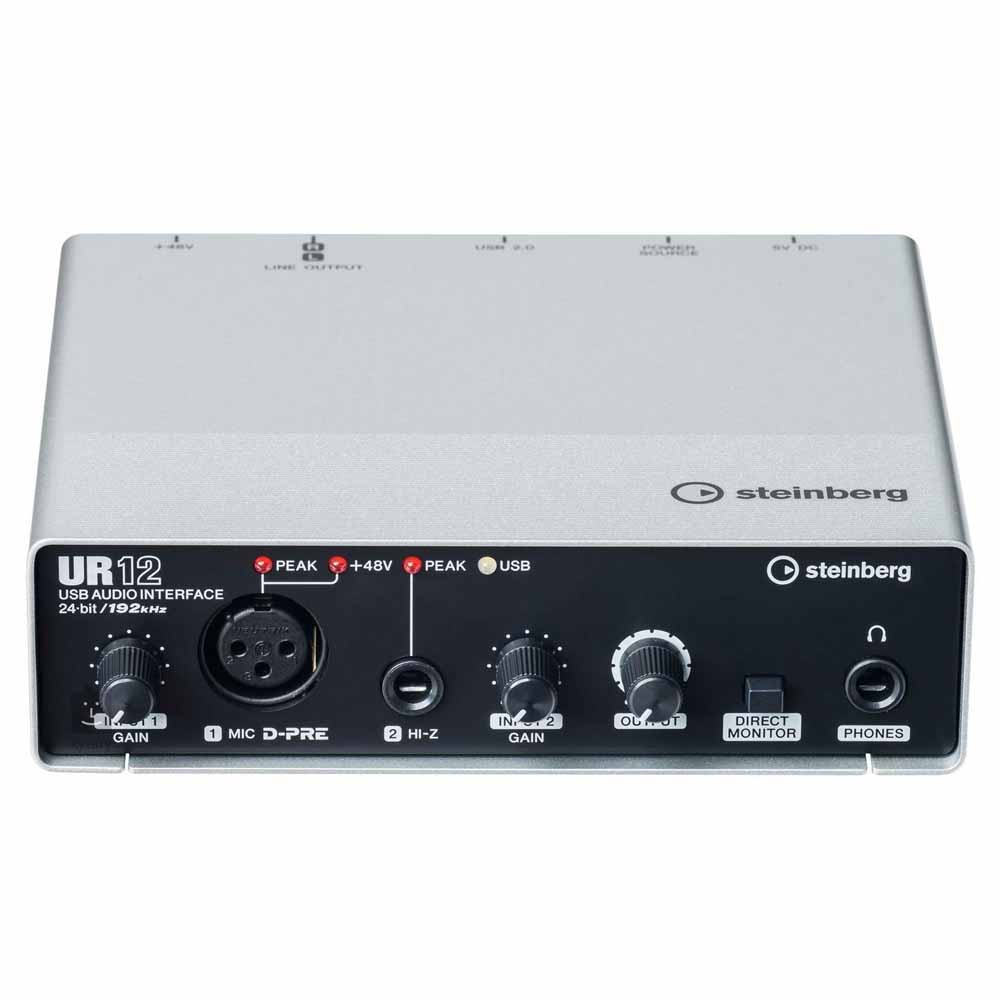 Interfaz de audio USB 2x2 con 1x D-PRE y soporte 192 kHz STEINBERG UR12
