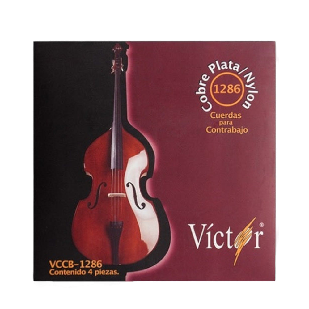 Encordadura Contrabajo Victor Vccb1286 Nylon VCCB1286