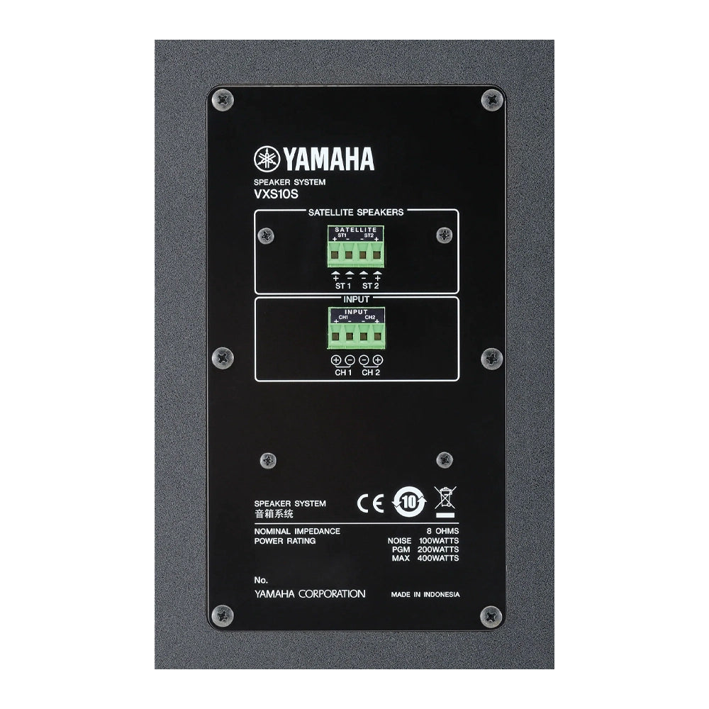 Yamaha VXS10S Subwoofer P/Instalación 10"