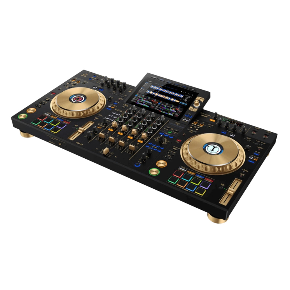 Alphatheta XDJAZN Sistema DJ profesional Todo en Uno de 4 canales Negro con Dorado