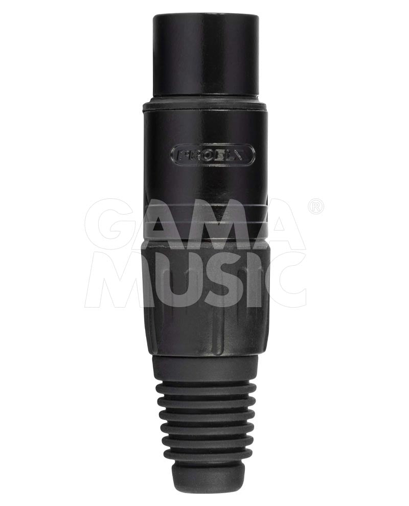 Conector Canon Proel Xlr3fvbk Negro XLR3FVBK