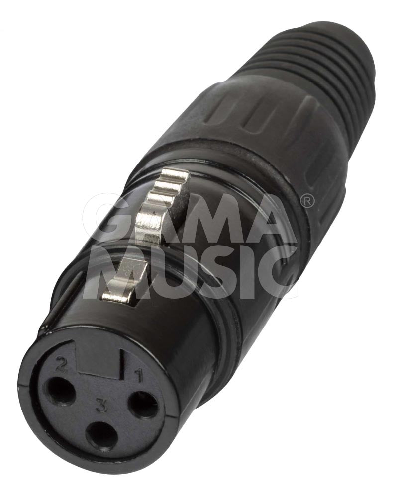 Conector Canon Proel Xlr3mvbk Negro XLR3MVBK