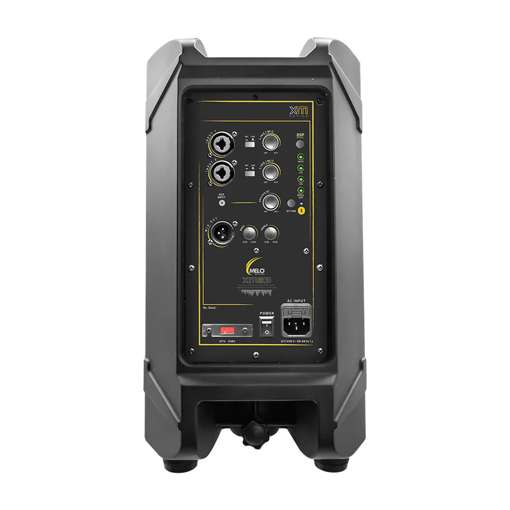 Melo XM8B Bafle Activo Flexible 8" 350W RMS 120 DB SPL