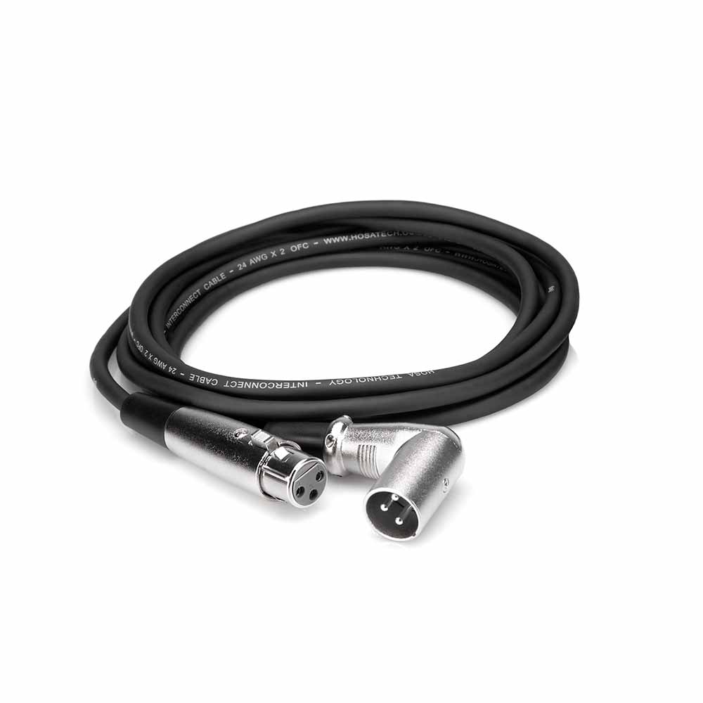 Cable Hosa Xrr110 Balanced Interconnect Xlr3F Angulo Recto Xlr3M 10Fb XRR110