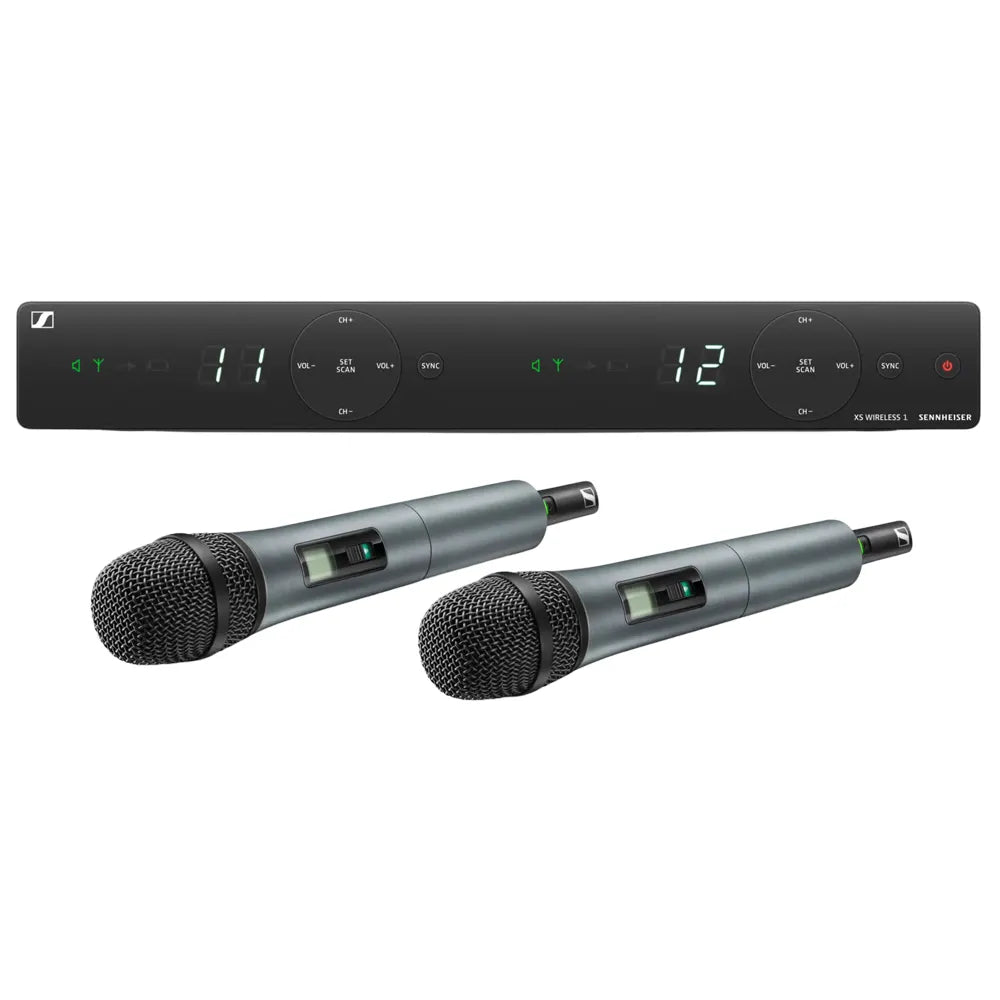Micrófono Inalámbrico Sennheiser 2 Mic Mano Dual XSW1825DUSEA