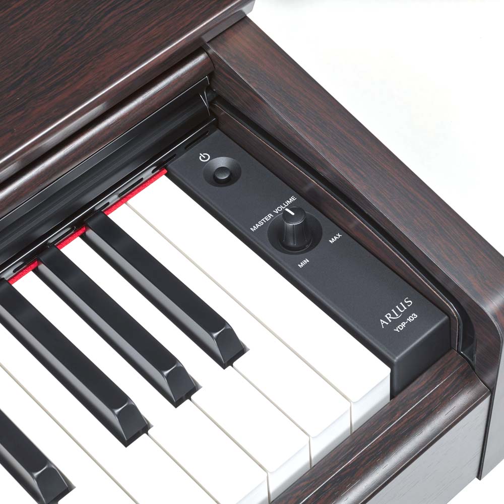 Piano digital Arius Incluye adaptador PA150 Rosewood YAMAHA YDP103RSPA