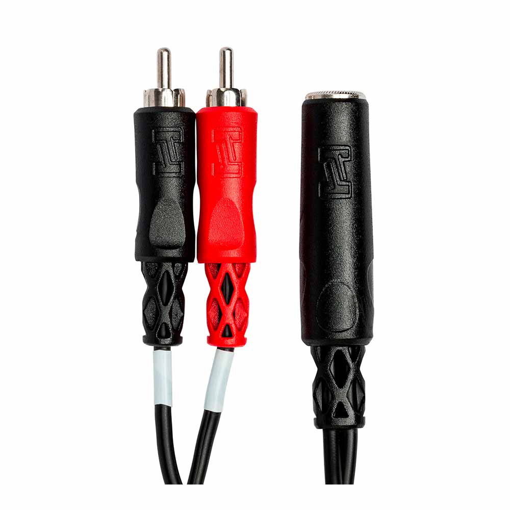 Cable Estereo Breakout Hosa Ypr257 1/4 In Trsf To Dual Rca YPR257
