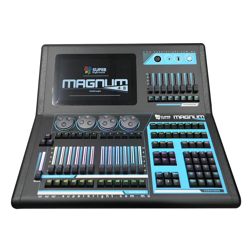 Super Bright Magnum4.8 Consola De Iluminacion 4 Universos + 8 Universos Por Artnet