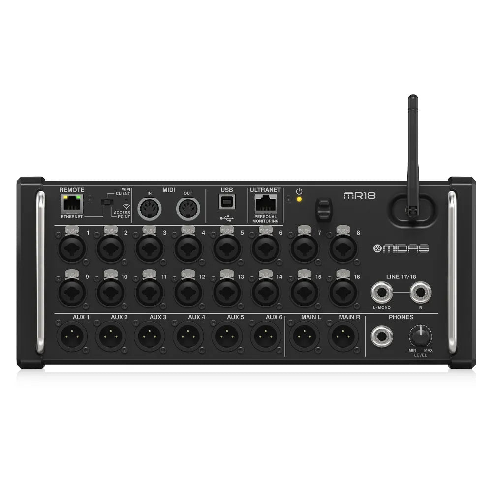 Midas MR18 Mezcladora Digital De 18 Canales