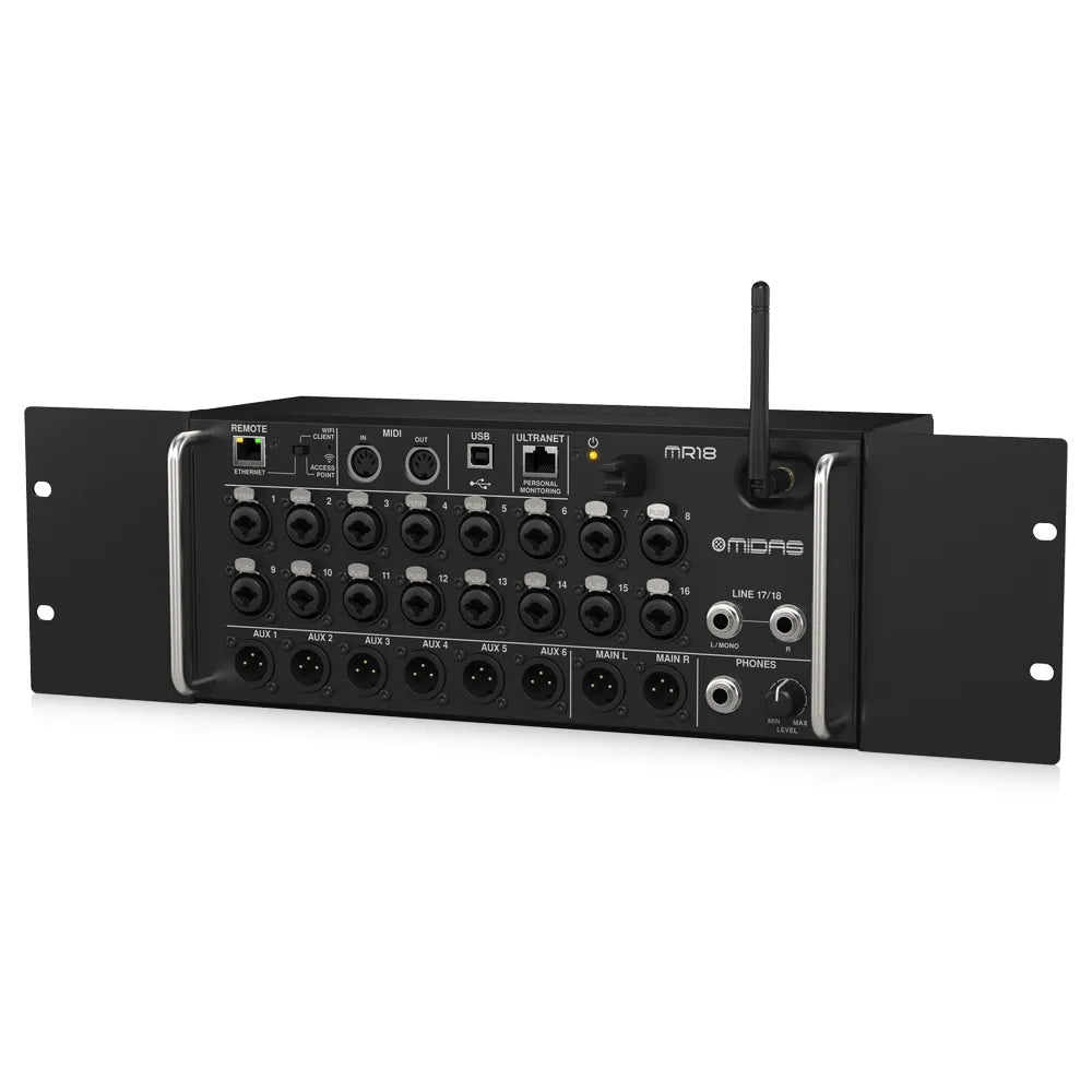 Midas MR18 Mezcladora Digital De 18 Canales