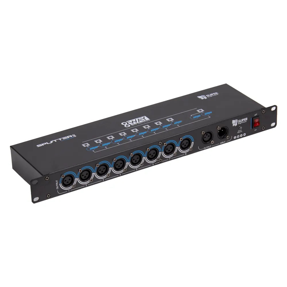 Super Bright Splitteruniverse8 Amplificador para Rack Dmx 1 In 8 Out