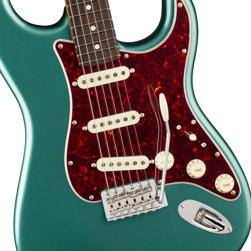 Fender 0114940374 Guitarra Eléctrica American Professional Classic Stratocaster Faded Sherwood Green Metallic