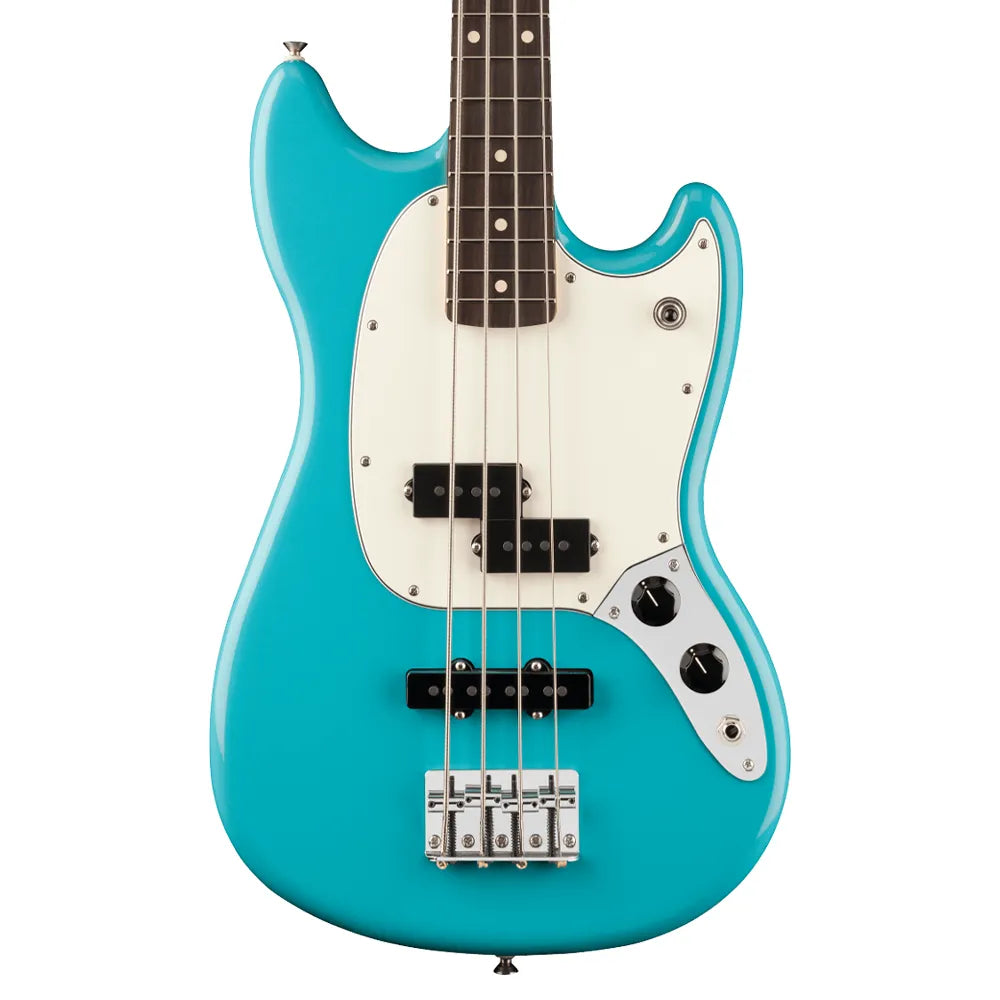 Fender 0140490518 Bajo Eléctrico Player II Mustang Bass PJ Aquatone Blue