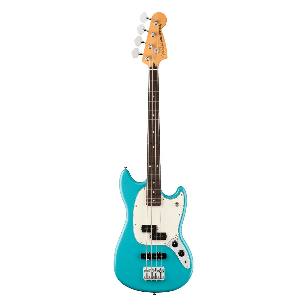 Fender 0140490518 Bajo Eléctrico Player II Mustang Bass PJ Aquatone Blue