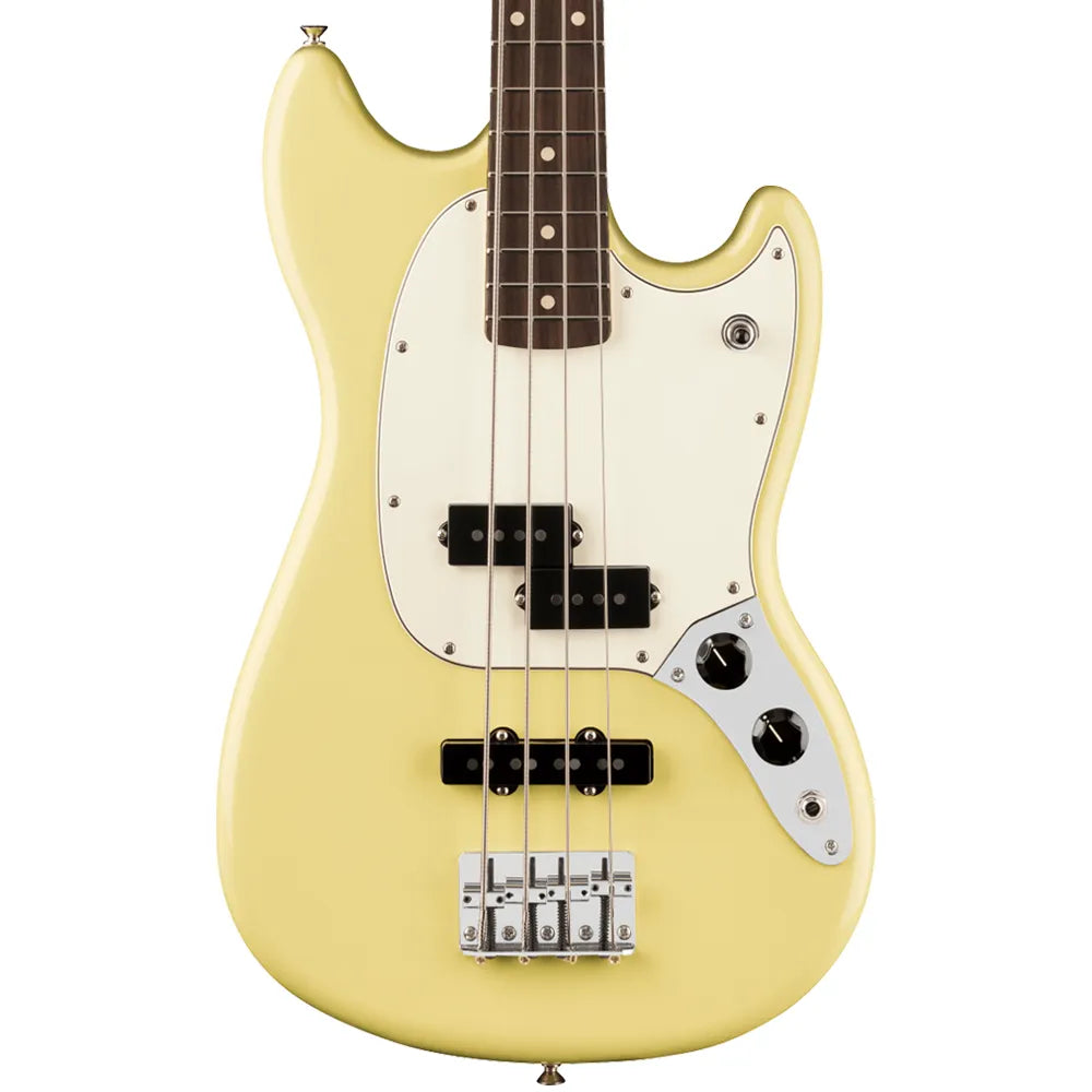 Fender 0140490561 Bajo Eléctrico Player II Mustang Bass PJ Hialeah Yellow