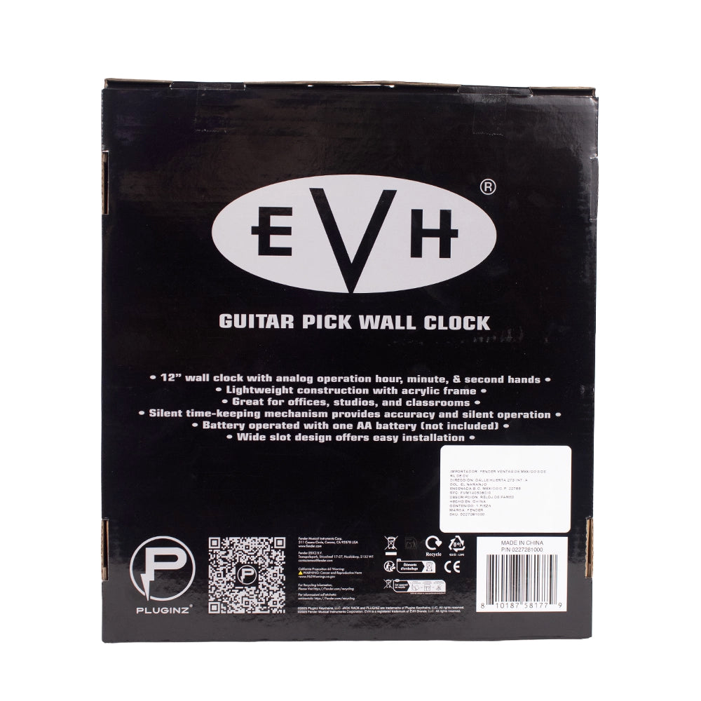 EVH 0227281000 Reloj de Pared en forma de Púa