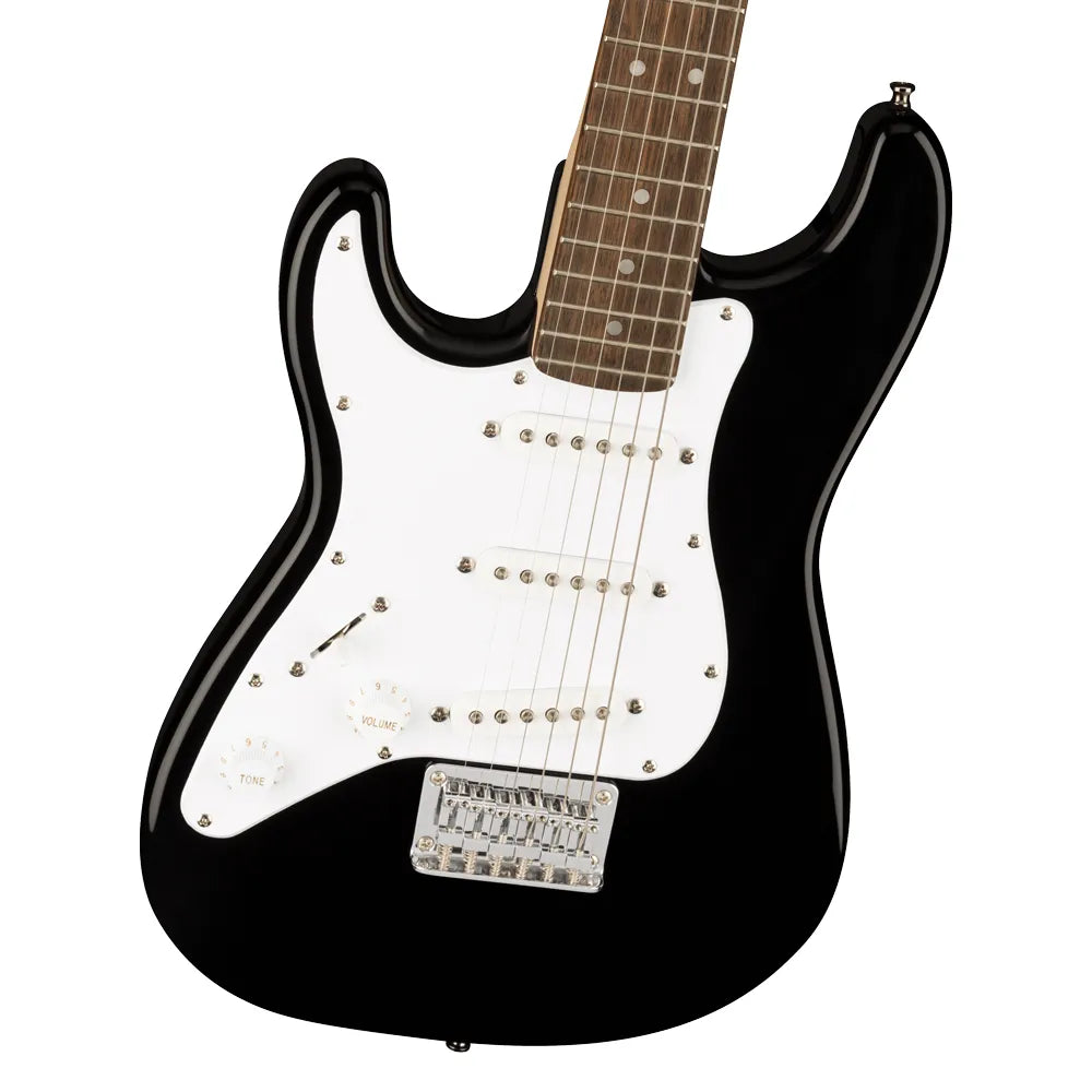 Fender Squier 0370123506 Guitarra Eléctrica Mini Stratocaster Left-Handed Black Zurda