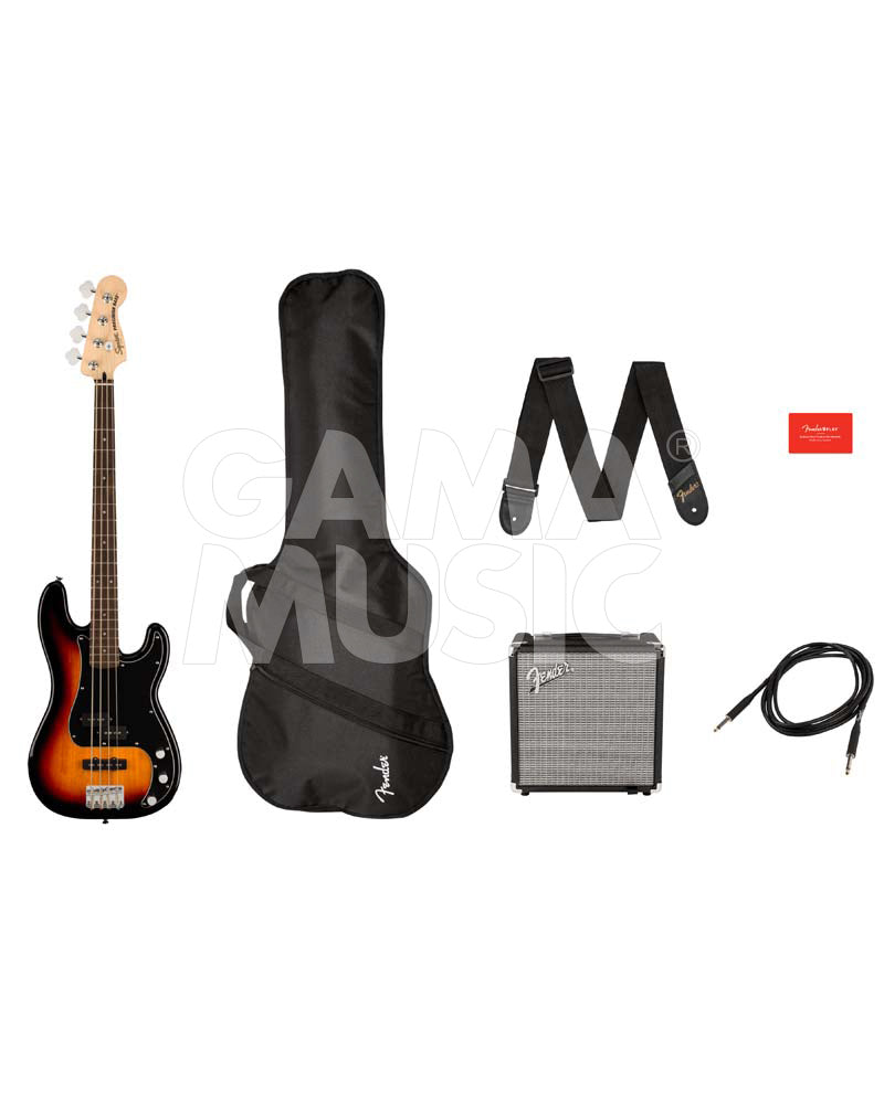 Paquete Bajo Eléctrico Fender SQUIER 0372980000 Affinity Series Precision Bass PJ Pack