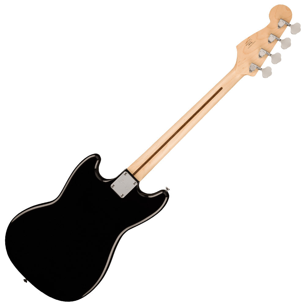 Fender Squier Sonic Bronco Bass White Pickguard Black Bajo Eléctrico 0373800506