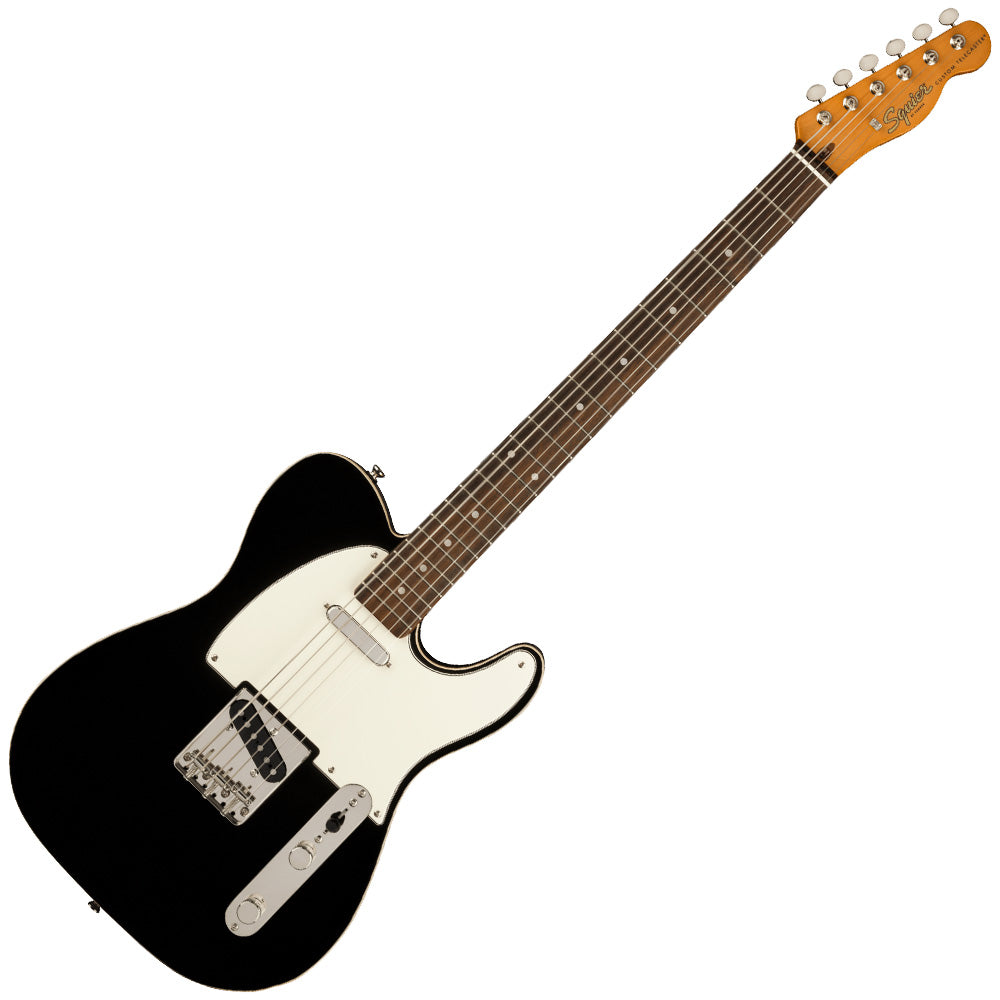 Guitarra Eléctrica Squier 0374042506 Classic Vibe Baritone Custom Telecaster Parchment Pickguard Black