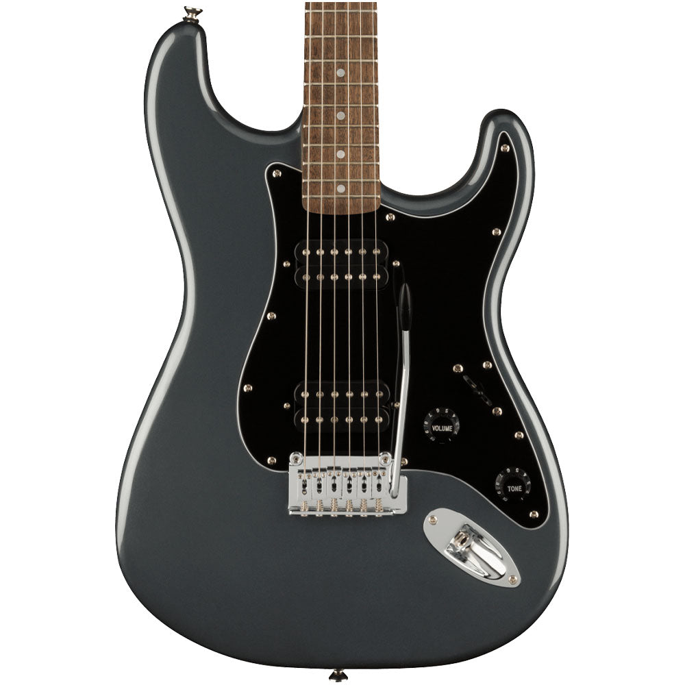 Guitarra Eléctrica Fender SQUIER 0378051569 Affinity Series Stratocaster HH Charcoal Frost Metallic