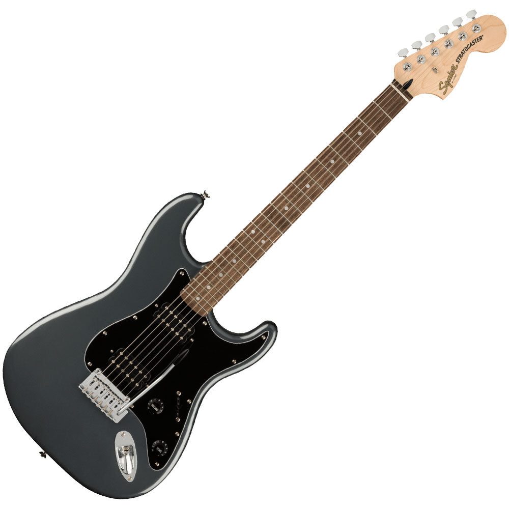 Guitarra Eléctrica Fender SQUIER 0378051569 Affinity Series Stratocaster HH Charcoal Frost Metallic