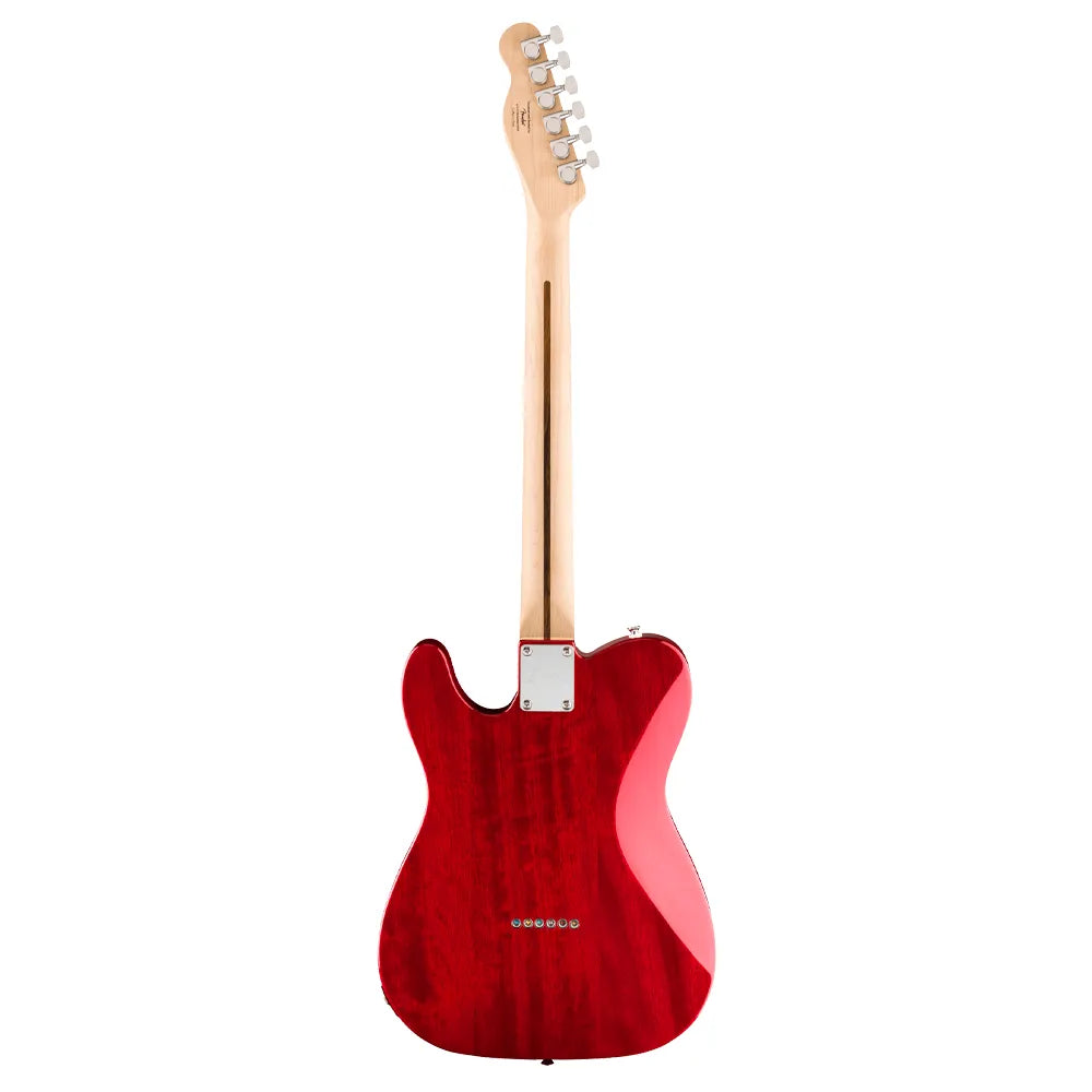 Fender Squier 0378280538 Guitarra Eléctrica Affinity Series Telecaster FMT SH Crimson Red Transparent