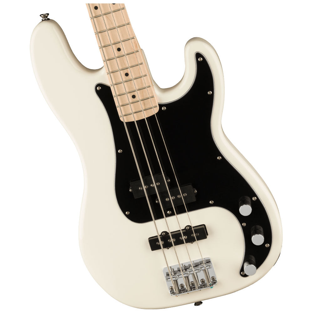 Bajo Eléctrico Affinity Series Precision Bass PJ Black Pickguard Olympic White SQUIER 0378553505