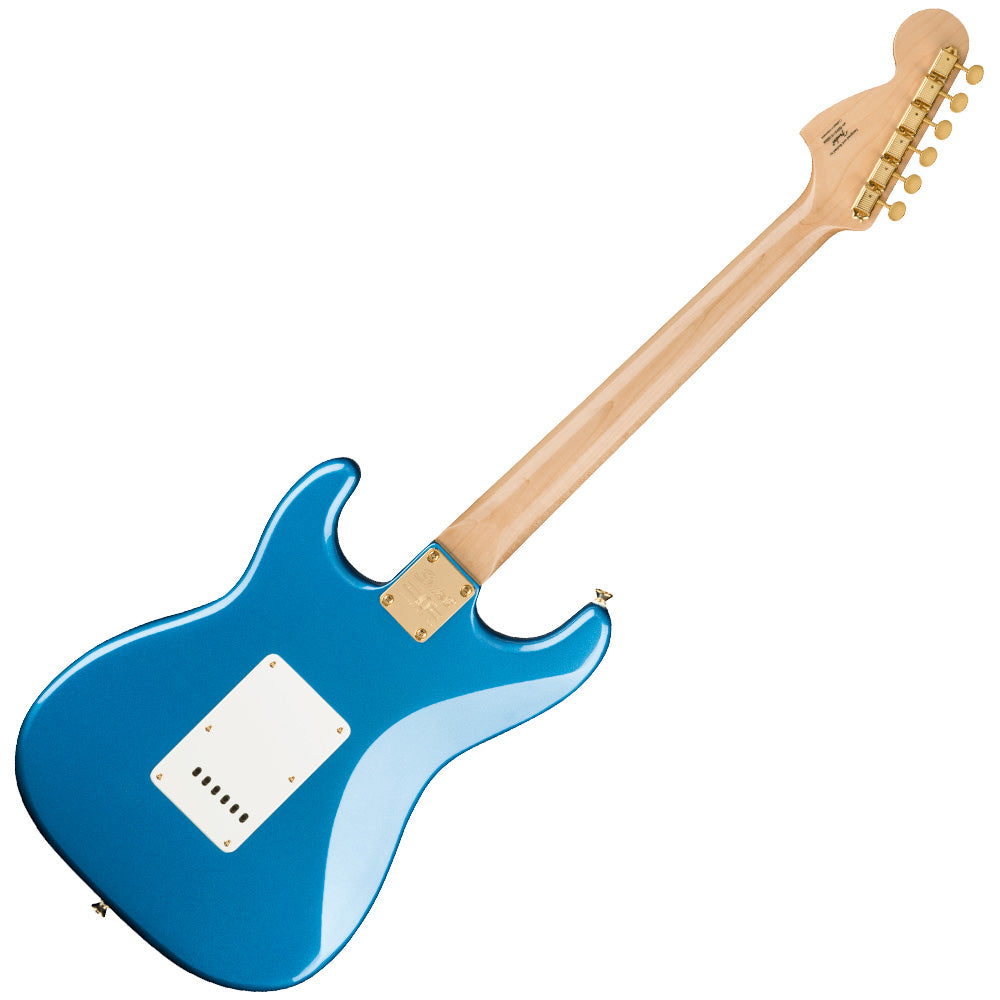 Guitarra Eléctrica Squier 0379410502 40th Anniversary Stratocaster Gold Edition Lake Placid Blue