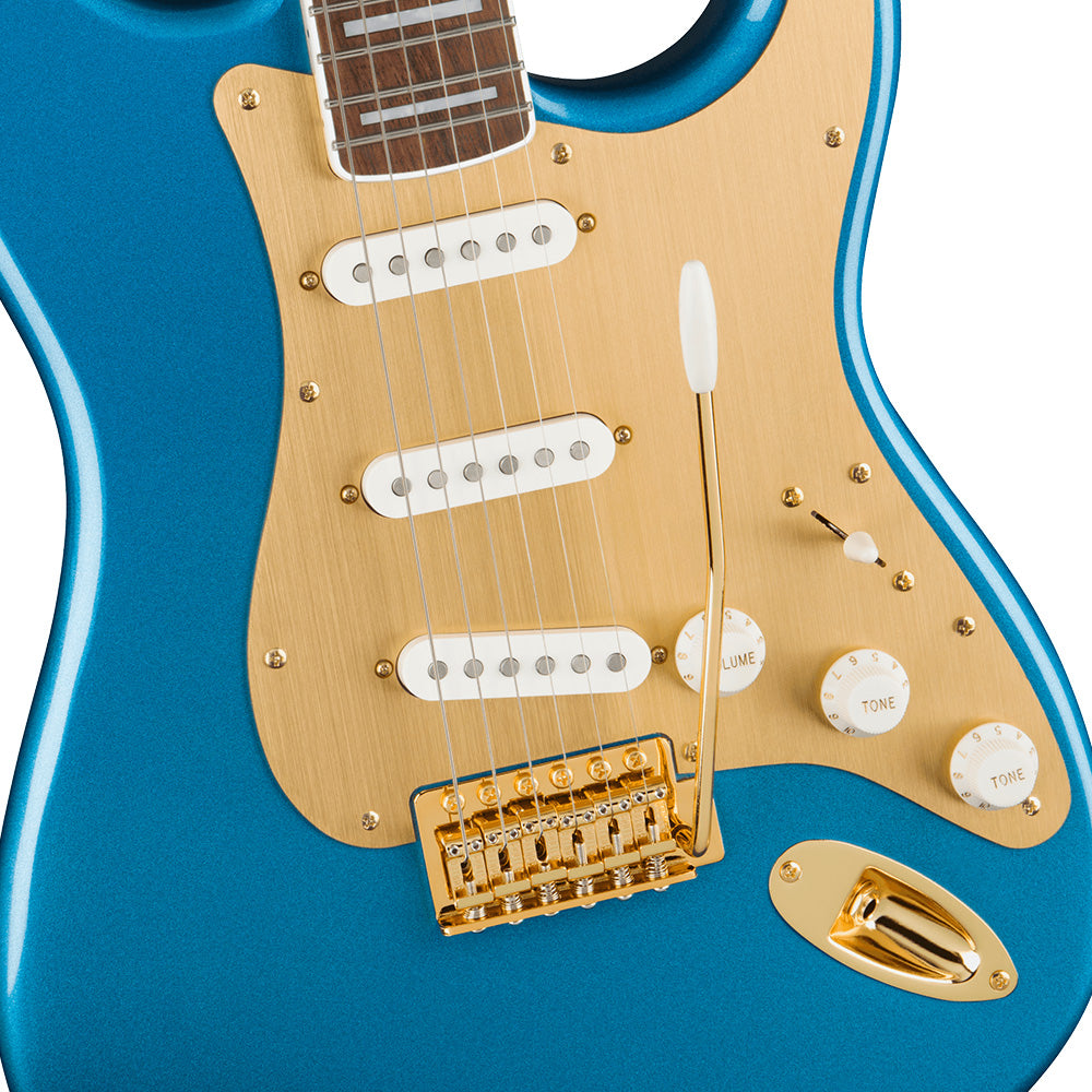 Guitarra Eléctrica Squier 0379410502 40th Anniversary Stratocaster Gold Edition Lake Placid Blue