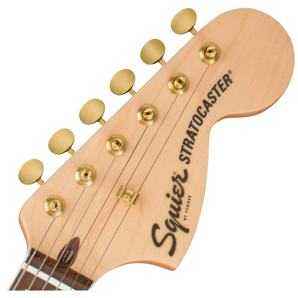 Guitarra Eléctrica Squier 0379410502 40th Anniversary Stratocaster Gold Edition Lake Placid Blue