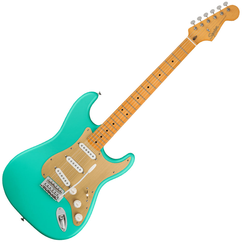 Fender Squier 40th Anniversary Stratocaster Vintage Edition Satin Sea Foam Green Guitarra Eléctrica 0379510549