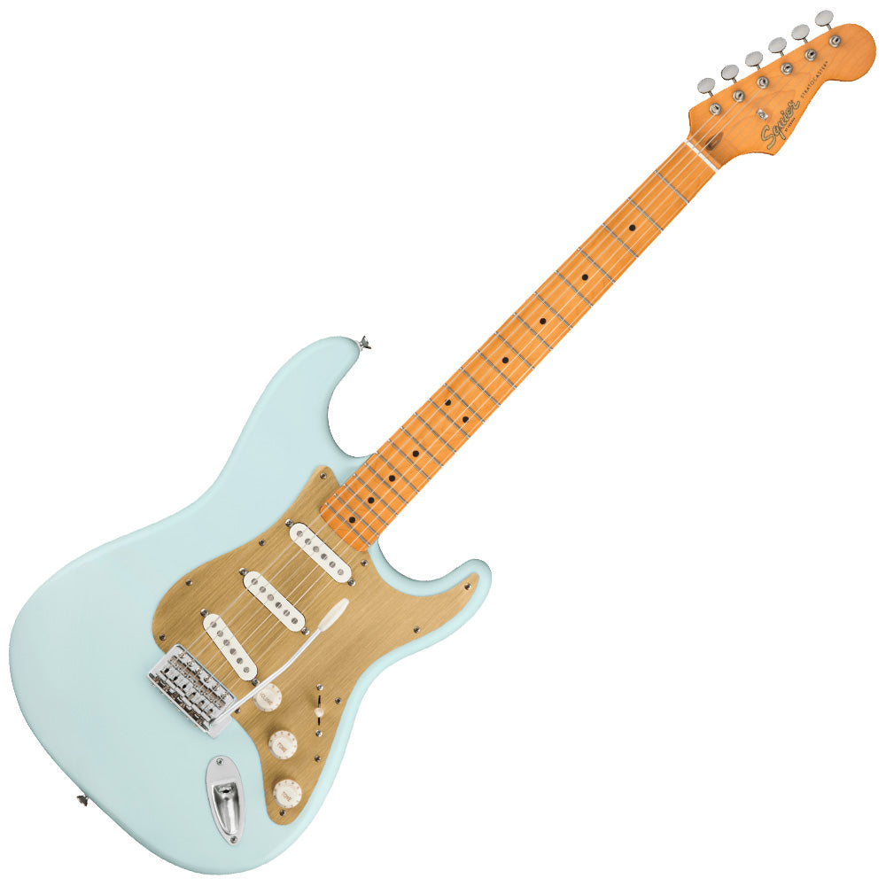 Fender 40th Anniversary Stratocaster Vintage Edition Satin Sonic Blue Guitarra Eléctrica Squier 0379510572