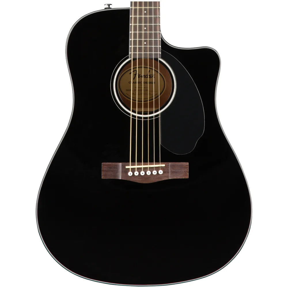 Fender 0970113006 Guitarra Electroacústica CD-60SCE Dreadnought Black