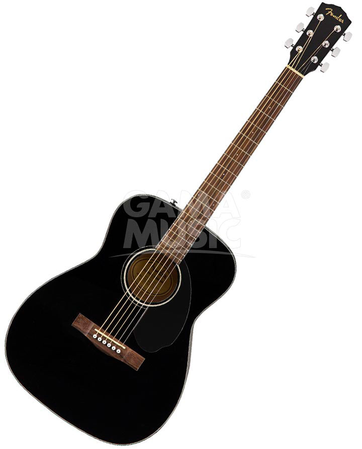 Paquete de Guitarra Acústica CC-60S (funda,Púas,tahalí,cuerdas) Negro FENDER 0970150406