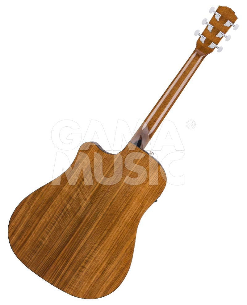 Guitarra Electroacústica Fender 0970213321 CD-140SCE Dreadnought, Natural w/case